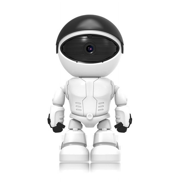 Cámara de seguridad para interiores, cámara de seguridad inalámbrica WiFi HD con forma de robot, cámara para bebés y mascotas, rendimiento de primer nivel