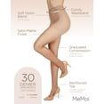 thumbnail image 3 of MeMoi Light Support Semi-Opaque Pantyhose - Womens - Female (Large, Honey), 3 of 7