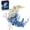 Blue, variant on NAYIHOOP Blue Flowers Moon Building Sets Compatible with Lego Dried Botanicals for Adults Girls 934PCS