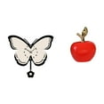 thumbnail image 1 of Juego de reloj de pared con figura de cerámica, escultura de fruta artificial, estatua decorativa, adorno elaborado en acrílico o cerámica, adecuado p, 1 of 8