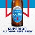 thumbnail image 6 of Michelob Ultra ZERO Non-alcoholic American Lager Beer 6 pack 12 fl oz Glass Bottles, 0% ABV, 6 of 9
