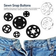 thumbnail image 4 of DEELLEEO 120 Sets Snap Buttons Sewing Snap Button Fastener Tool Plastic Sew-on Snap Buttons, 4 of 4