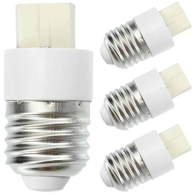 Adaptador de bombilla, convertidores de Base de lámpara, adaptador de portalámparas (E 27 a G 9), 4 Uds.
