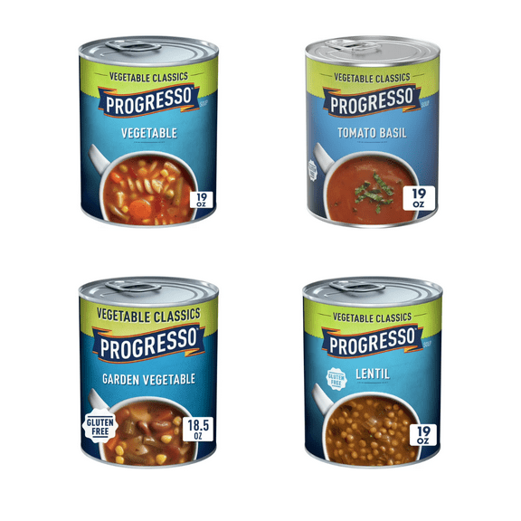Progresso 8-Soup Comfort Pack – A Full Selection of Flavorful, Ready-to-Eat Soups for Every Taste