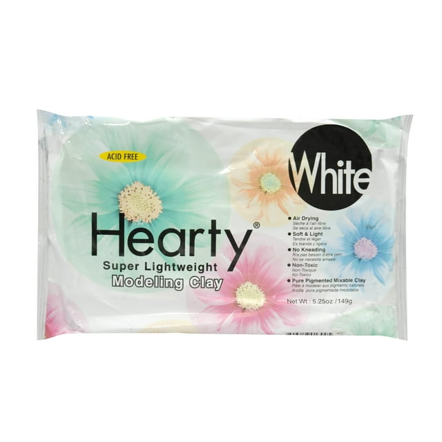 Arcilla para Secado al Aire Padico Hearty Blanco 149g (149mL) para Muñecas