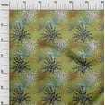 thumbnail image 3 of oneOone Georgette Viscose Light Green Fabric Tropical Leaf With Texture Sewing Material Print Fabric By The Yard 42 Inch Wide, 3 of 4