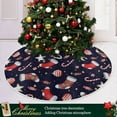 thumbnail image 6 of FMSHPON Candy Canes Xmas Christmas Tree Skirt Stand Mat for Holiday Party Decoration Indoor Outdoor 36 inches, 6 of 6