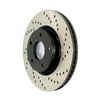 StopTech Drilled Sport Brake Rotor - 128.35061R Fits select: 2006 MERCEDES-BENZ E 350 WAGON, 2003-2005 MERCEDES-BENZ E