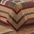 thumbnail image 3 of Tan Faux Suede & Red Twin Bed Skirt, 3 of 4