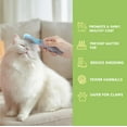 thumbnail image 2 of The Cat Ladies Cat Grooming Kit - 5 Piece Brushes Kit - With Comb and Matted Fur Undercoat Deshedding Cat Hair Brush for Long Haired Cats or Short Haired Kittens or Bunny Rabbits, 2 of 8