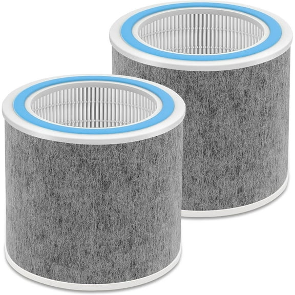 Tablenco 2-pack HP102 Replacement Air Purifier Filter for Shark HP100/102 & HC450 Series | MERV 11 | Fits HP102PET, Compare Part # HE1FKPET HE1FKBAS