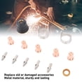 thumbnail image 3 of Corte de la Antorcha Consumibles, Compatibilidad AMPLIA Material Metálico Para El Material de Boquilla de Electrodo IPT40 Para Cortar El Cortador 65DS, 3 of 7