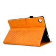 thumbnail image 6 of ELEHOLD For Samsung Galaxy Tab A9+ Diamond Embossing Leather Folio Folding Full Body Protective Case Kickstand Shockproof Cover, Auto Sleep&Wake, with Credit Card Slot, Khaki, 6 of 10