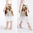 thumbnail image 4 of Print Stylish Chiffon Beach Skirt with Polyester Straps for Women - for the Beach, 4 of 6