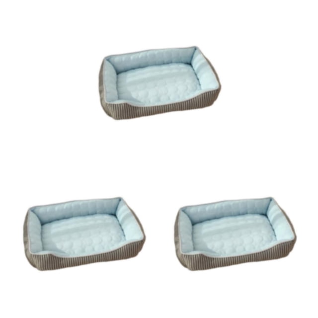 Cama para Perros Billuyoard Sofá Cama de Tela Azul S