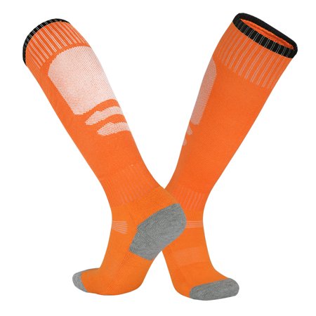 DNAKEN (3 Pairs) baseball socks softball socks grip socks soccer compression socks men for Youth & Adult kids toddler soccer socksHigh tube littering towel bottom socks long tube sports socks