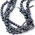 thumbnail image 3 of K-KED Natural Black Labradorite Round Loose Bead 15" strand 4/6/8/10/12 mm-4 mm, 3 of 9