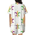thumbnail image 3 of Xecao Mardi Gras Carnival1 print Swimsuit for women, Summer-ready, sporty style.Quick-dry fabric. Many sizes & colors., 3 of 9