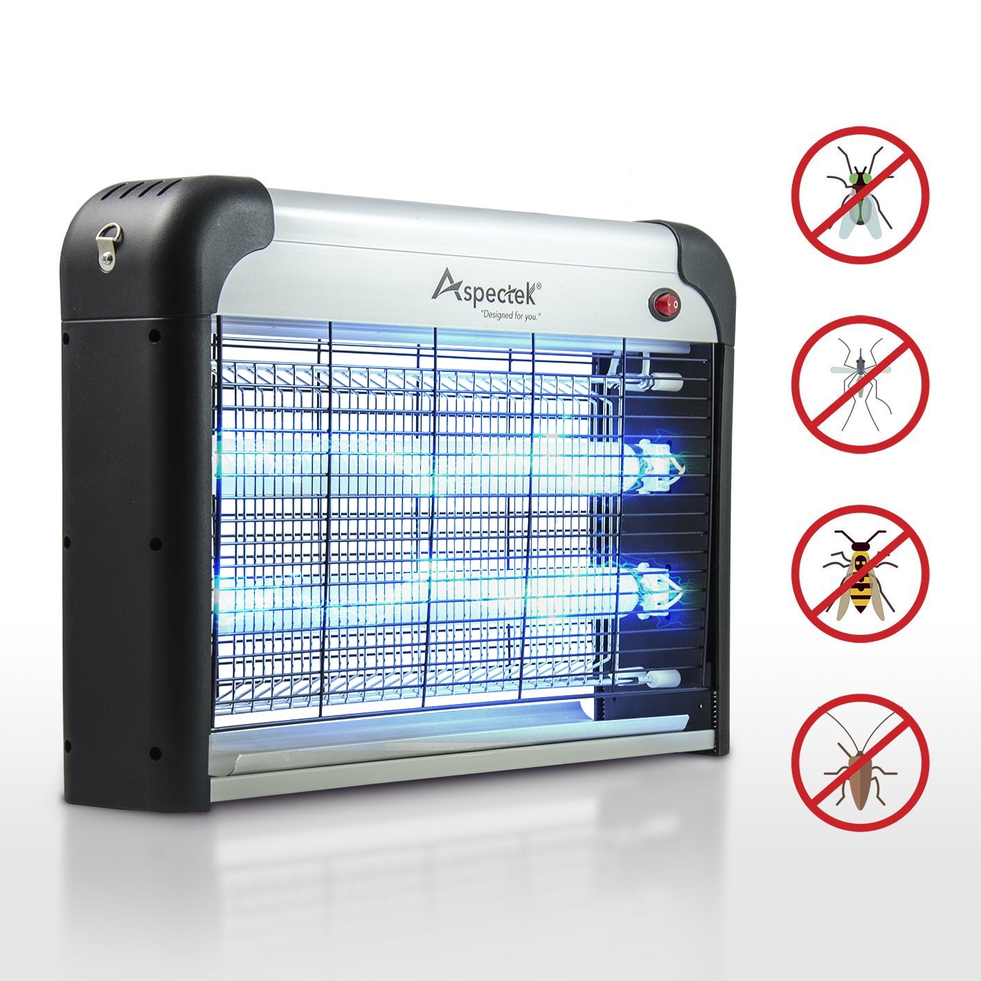 UPGRADED - Aspectek 20W Electronic Bug Zapper, Insect Killer, Mosquito