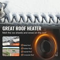 thumbnail image 4 of KFFKFF Self-Regulating Pipe Heating Cable, 100FT 5W/FT Heat Tape for Pipes, Roof Snow Melting De-icing, 4 of 9