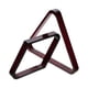 thumbnail image 2 of 2 x Juego de estantes para bolas de billar Estante triangular de bolas de estilo vintage Sólido bolas para Rojo Sharpla Estante Triángulo, 2 of 8