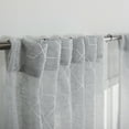 thumbnail image 4 of MoDRN Neo Luxury Embroidered Geo Curtain Panel Pair, 4 of 8