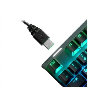 SteelSeries - Apex 7 Full Size Wired Mechanical Brown Tactile Switch Gaming Keyboard with RGB Backlighting - Black