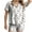White, variant on Women's Two Piece Outfits for Women Short Sleeve V Neck Shorts Set