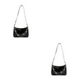 thumbnail image 2 of Guardoinrt Sac à Main à la Mode et Polyvalent Sacs à Main Compacts et Portables Robustes et Durables pour les Femmes Cadeaux Noir 2Set, 2 of 6