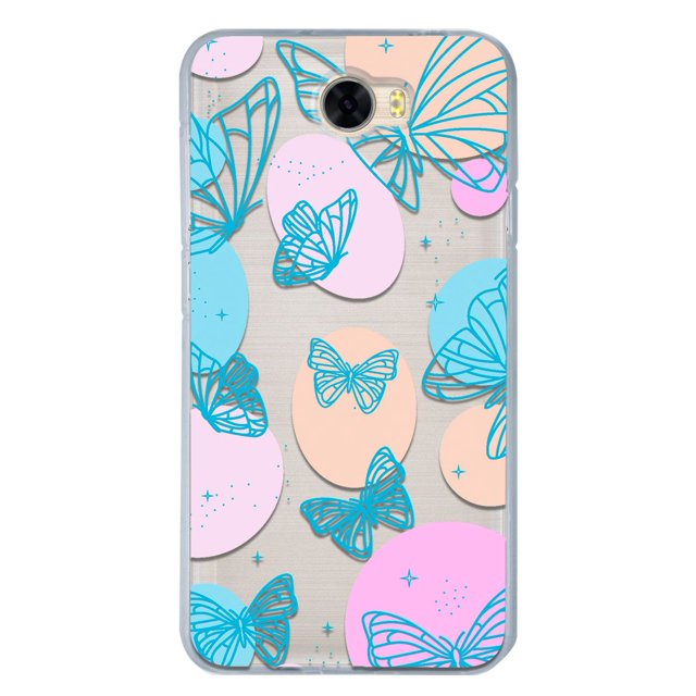 Funda InstaCase para Huawei Y5ii Antigolpes Mariposas Con Manchas