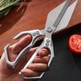 thumbnail image 3 of Bewildely Tijeras de cocina premium para cortar huesos de pollo con hojas de acero inoxidable de alto carbono para un corte fácil. Cocina y Comedor dorado, 3 of 6