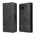 thumbnail image 2 of Feishell for Samsung Galaxy A12 (6.5 inch) Wallet Case for Women Men,Premium PU Leather Magnetic Clasp Zipper 9 Card Slots Folio Flip Holder Shockproof Purse Phone Case with Wrist Strap,Black, 2 of 8