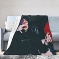 thumbnail image 2 of Super Soft Flannel Throw Lil Peep Blanket 50"X40" For Bed, Sofa, Camping, Cold Cinema Or Travel,Gift For Your Family And Friend, 2 of 4