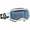 White/Black/Blue, variant on Scott Fury Snowcross Goggles White w/Enhance Aqua Lens