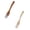 Brown 1PCS & Khaki 1PCS, variant on CY5O5ee 3 Pieces Wooden Forks Kitchen Dinner Reusable Wood Tasting Fork Grill, Fruit, Noodles Kitchen Cooking Serving Utensil Wood Cutlery for Travel