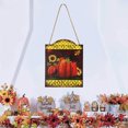 thumbnail image 4 of Señal de Bienvenida de Calabaza BLESIY Decoración de Pared Colgante Otoño, 4 of 7