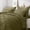 Olive Green-Queen(88"x 88"), variant on Olive Green Cal King(104"x96") 7-Piece Pintuck Bed-in-a-Bag Bedding Set