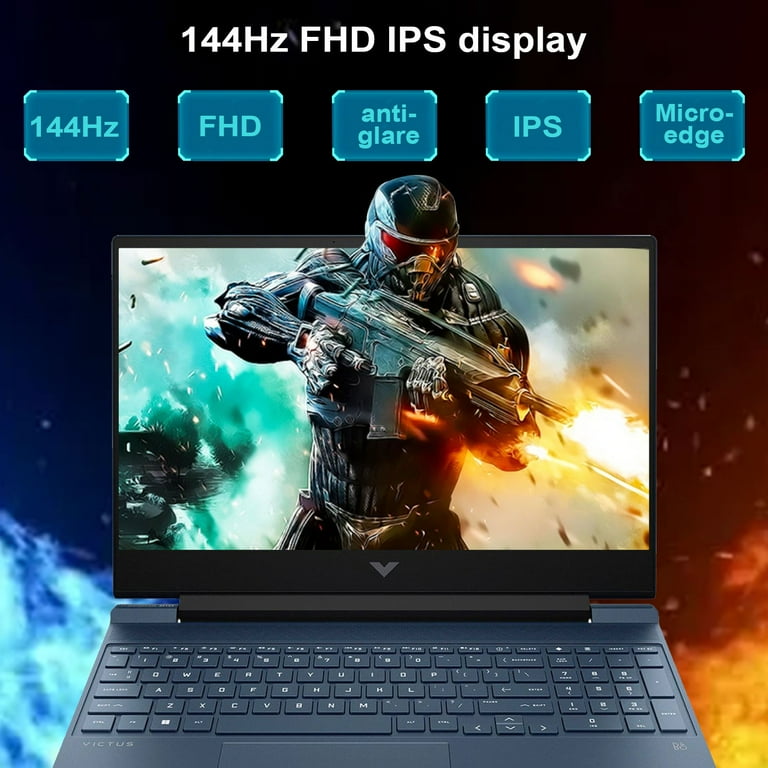 【RTX3050】i5-8400 DDR4 32GB Win10 Pro HP Victus Gaming Laptop, 15.6