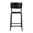 thumbnail image 4 of Butler Specialty Company Waylon 31.5" Seat Height Leather Bar Stool-Brown, 4 of 5