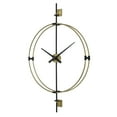 thumbnail image 4 of Uttermost 06106 30.75" Wide Iron Analog Wall Mounted Clock - Gold, 4 of 6