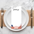 thumbnail image 3 of Koyal Wholesale Terracotta Abstract Shapes Printable Wedding Paper Menu Cards for DIY Printer, Pack of 52, 3 of 5