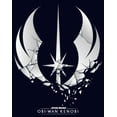 thumbnail image 2 of Women's Star Wars: Obi-Wan Kenobi Shattered Jedi Knight Emblem Graphic Tee Navy Blue X Large, 2 of 4