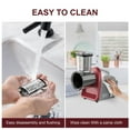 thumbnail image 6 of NZINZI 250W Electric Cheese Grater Salad Shooter Vegetable Maker Slicer with 6 Versatile Blades, 6 of 9