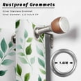thumbnail image 2 of Outdoor Curtains for Patio Waterproof, Green Leaves Outdoor Privacy Panels Grommet, Botanical Spring Country Watercolor Blackout Outside Curtains for Porch/Cabana/Pergola/Gazebo 54"x95", 2 Panels, 2 of 8