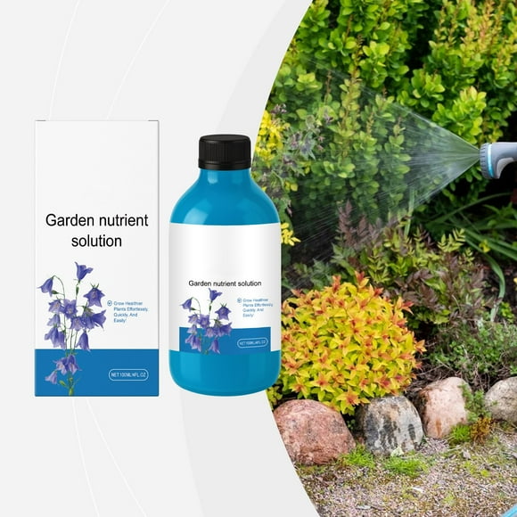 HWRETIE 100 ml Solución nutritiva para jardín Fertilizante para flores Alimento vegetal soluble en agua Decoración para exteriores
