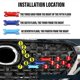 thumbnail image 5 of Cars Accessories For Mazda CX-5 CX5 2022-2024 Front Grille Grill Decoration Sequins Cover Trim, 5 of 5