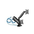 thumbnail image 5 of ErgoMax Counterbalance LCD VESA Universal Tilt 2-Screen Desk Mount w/USB Port, 23.4 Inch Tall, 5 of 6