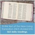 thumbnail image 4 of The One Year Bible Expressions NLT, Deluxe Hardcover, Pink Flowers, 4 of 4