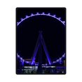 thumbnail image 1 of RYLABLUE Purple Light Ferris Wheel Fleece Blanket Throws 58x80 inches, 1 of 3
