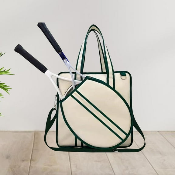 lacooooppia Tennis Tote Bag Large Capacity Racquet Carrying Bag Badminton Bag